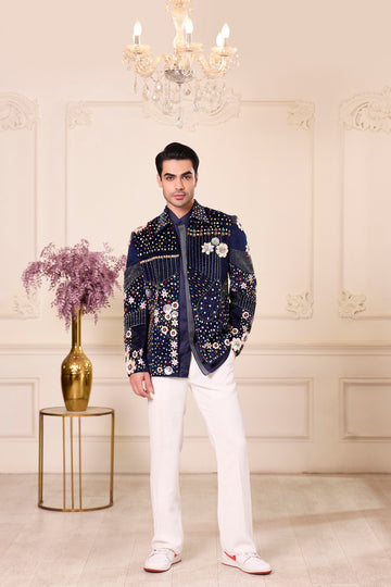 Embroidered Jacket Indo-Set