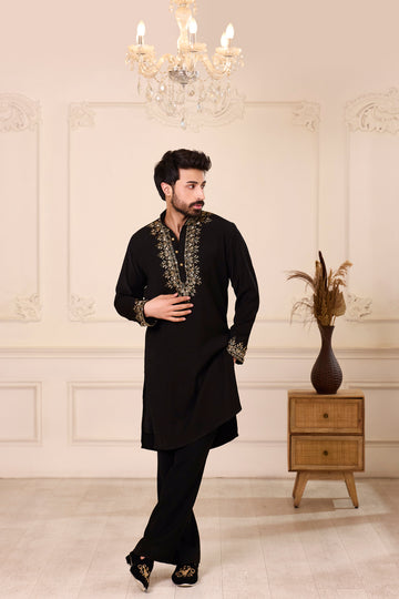 Siyah Noor Kurta Set