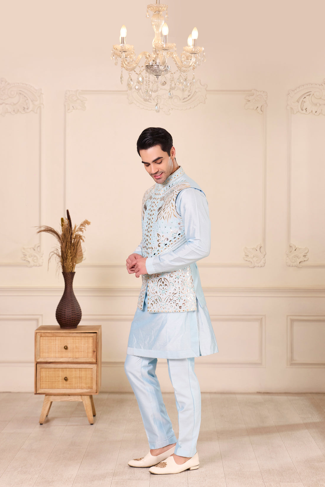 Neel Vistaar Jacket Set