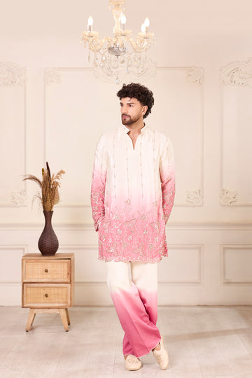 Gulnaar Ombre Kurta Set