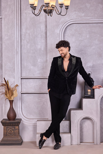 Midnight Velvet Suit