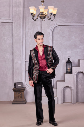 Velvet Maharaja Suit