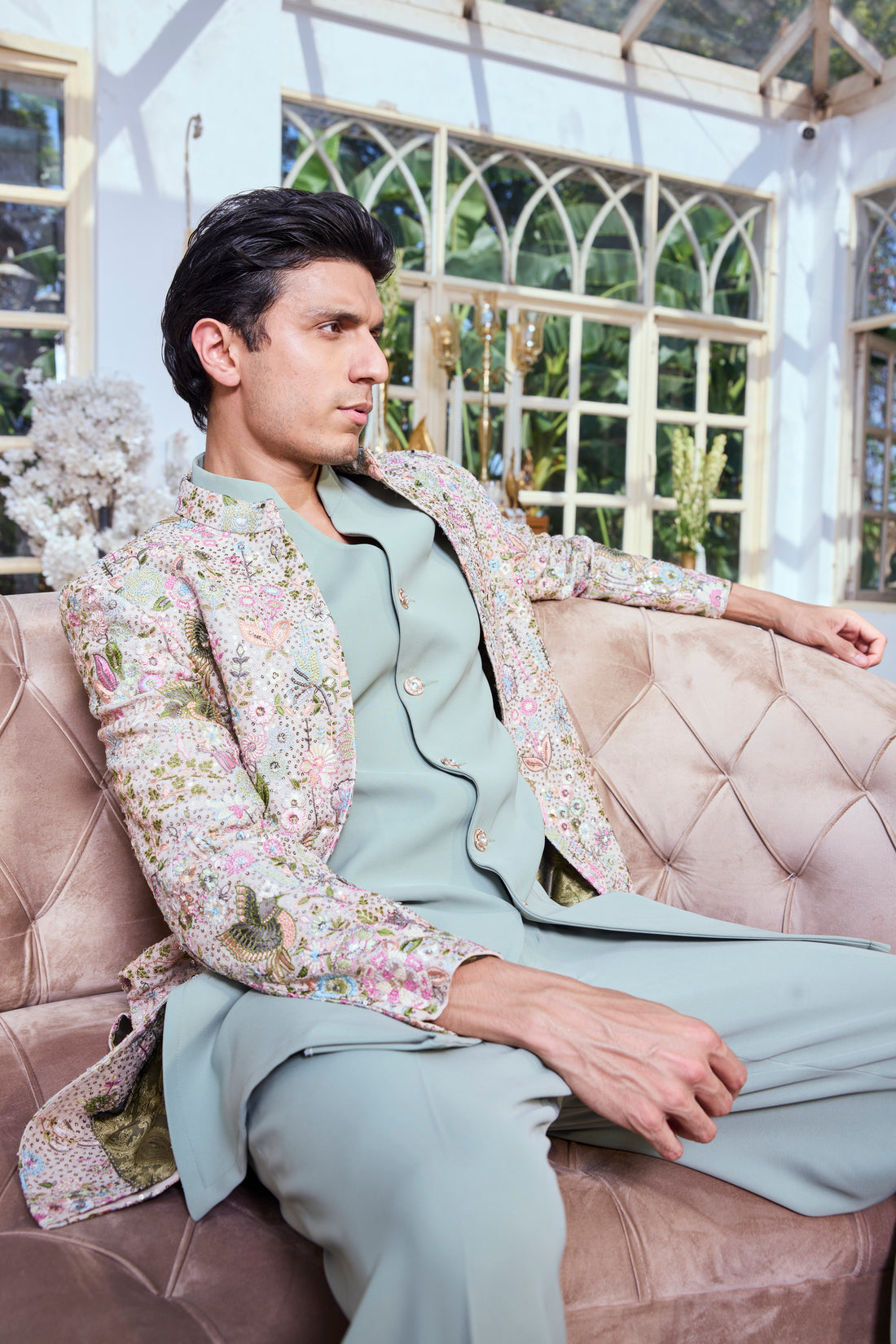 Hand Detailed Floral Indo - Set